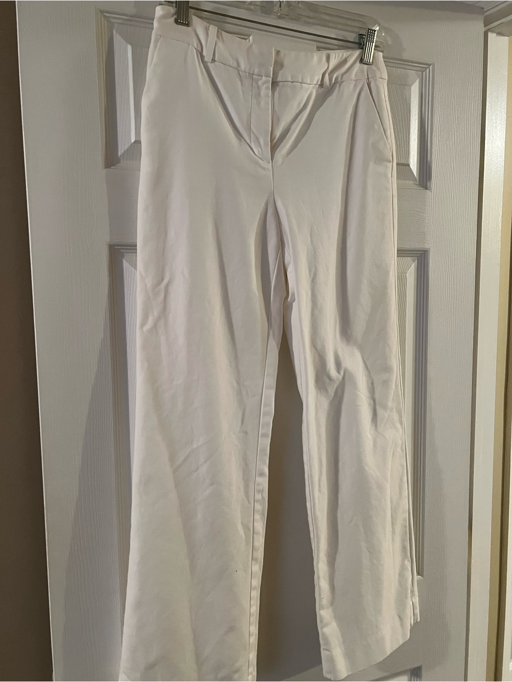 Liz Claiborne White Wide-Leg Dress Pants